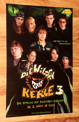 2005 Pokemon / Wild Soccer Bunch Vintage Rare Small Poster 42x28cm
