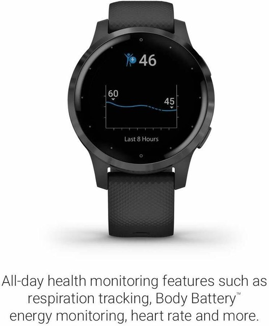 vívoactive 4 black with slate hardware