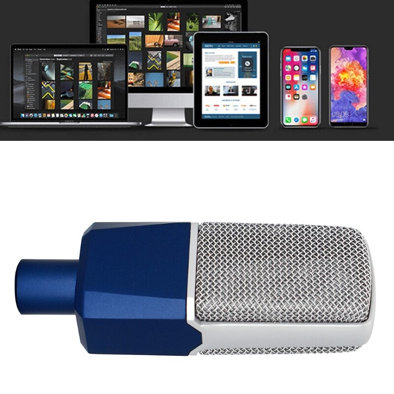 Condenser Microphone with HeartShaped Voice Picking Up and Noise