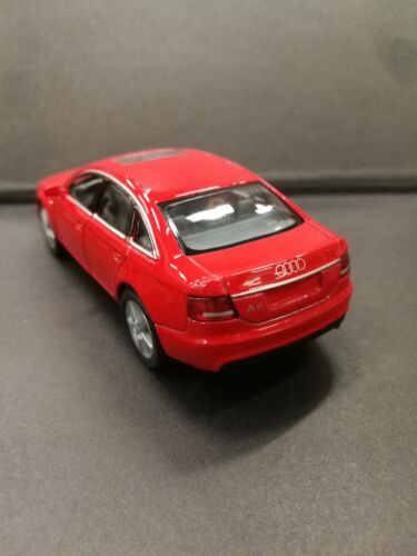 Audi A6 Red Kinsmart Toy Car Model 1/38 Scale Diecast Metal New Open Doors - Picture 2 of 2