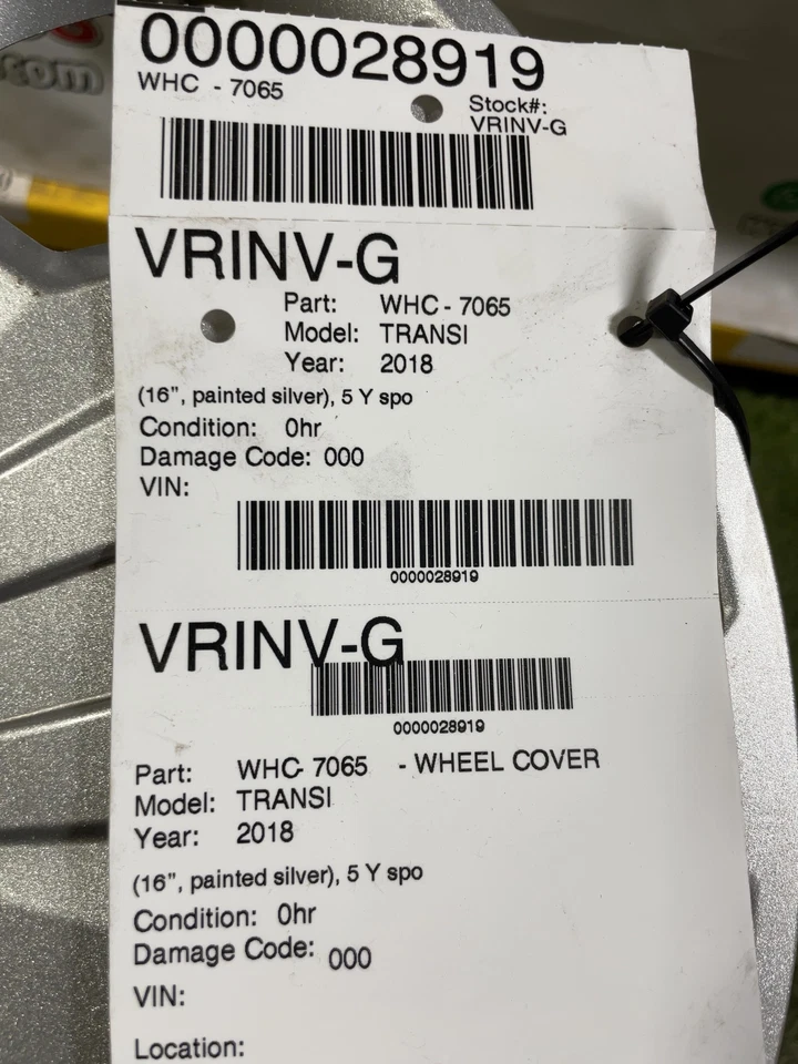 ✅ Ford Transit Connect 2018 cubierta de rueda 16" OEM Foto 4 de 4
