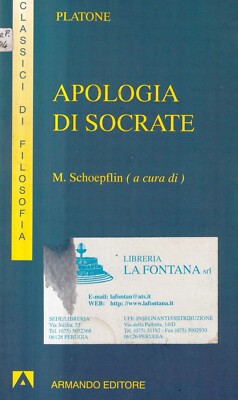 Apologie des Sokrates - Platon - Armando - 1. Nachdruck Die Klassiker der Philosophie