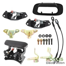 Tailgate Handle Hinge Latch Striker Cable Kit For 99-05 06 2007 Silverado Sierra