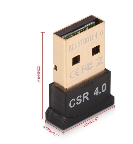 Nano Alta Velocidad USB Bluetooth 4.0 Adaptador Dongle Receptor Cabezal Teléfono Móvil PC - Imagen 7 de 7