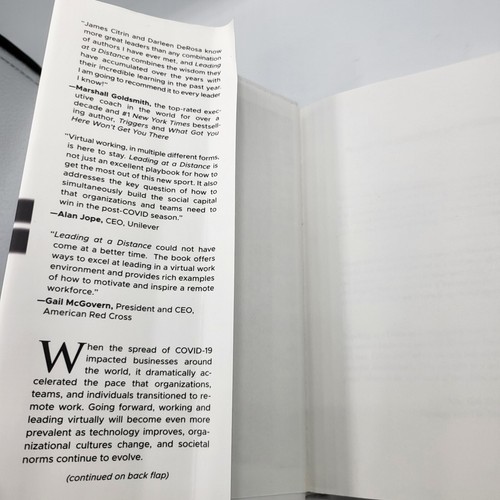 Leading at a Distance : Practical Lessons for Virtual Success, Hardcover - NEW - Picture 3 of 8