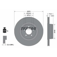 Textar 2X Bremsscheibe Hinten Ø370 Mm AußEnbelüFtet FüR BMW 7Er E65 E66 E67