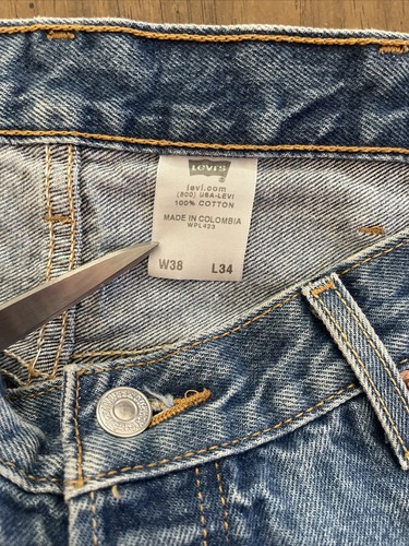 Levi's 501xx Size W36 L31 Straight Leg Button Fly - Picture 3 of 17