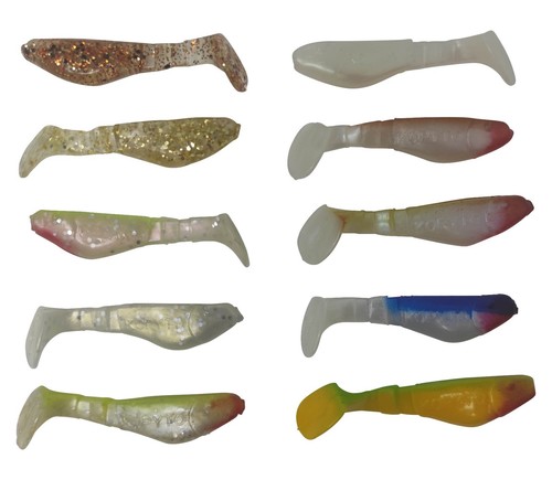 Sonderangebot RELAX Gummifische  5 cm  Barsch Forelle Hecht Zander Köder Kopyto - Bild 11 von 70