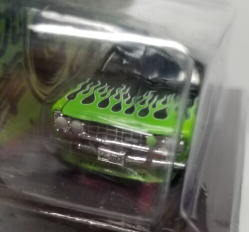 Greenlight 1:64 Hells Dept King Of Customs Datsun Black & Green Version NEW - Picture 3 of 7