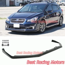For 2015-2016 Impreza [Non-Turbo] 4/5dr ST Style Front Bumper Lip (Urethane)