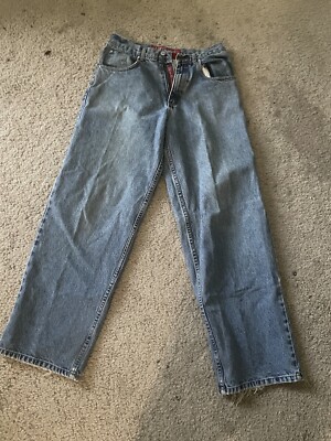 90s Vintage BULLHEAD バギーワイド デニム 30/30 Vintage Bullhead Jeans Mens 31/32 Magneto 26