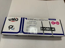 Uno Tilting Wall Mount Kit for 24" to 60” Tvs + Bonus HDMI Cable Max Load 75lb