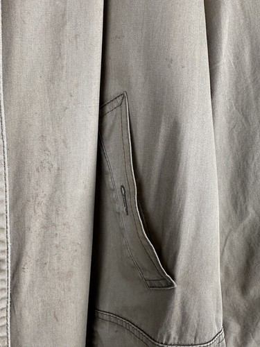 Vintage 90s Women's FENDI Overcoat Coat Khaki Raw Size IT 42 - Picture 15 of 15