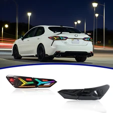 Tail Lights for Toyota Camry 2018-2024 Color Changeable RGB Taillight Assembly