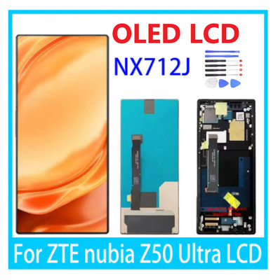 ねむ OLED For ZTE nubia Z50 Ultra NX712J LCD Display Touch Screen