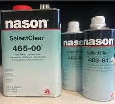 NASON Select Clear 465-00 Mid Temp Activator 483-84 High  Solids Urethane Clear