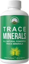 Ultra High Purity Trace Minerals Liquid Drops for Water. Ionic Plant Based Fulvi