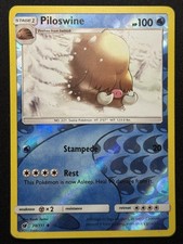 Piloswine 20/111 Sm-Crimson Invasion Reverse Holo LP/NM