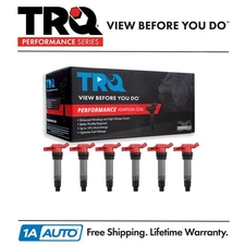 TRQ Performance Ignition Coil Set Fits 08-12 Land Rover 07-16 Volvo