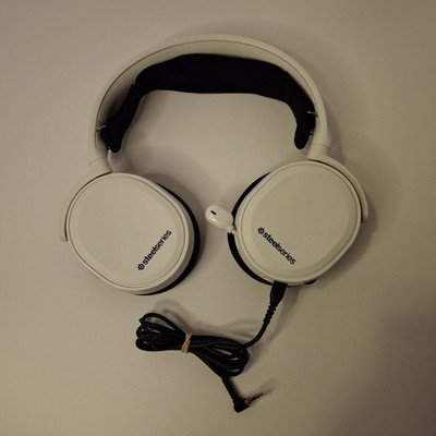 SteelSeries Arctis 3 Console Wired Gaming Headset for PS4/5 Xbox Switch - White