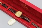 Vintage *N MINT w/ Box* Omega Seamaster Cal.625 Gold Hand Winding Women's Watch