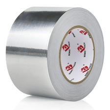 BOMEI PACK Aluminum Foil Tape,Heavy Duty Metal Duct Tape,High Temperature Silver