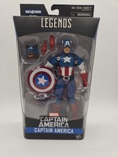 2015 HASBRO-MARVEL LEGENDS CAPTAIN AMeriCA 6 ACTION FIGURE w BAF RED SKULL