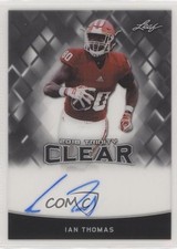 2018 Leaf Trinity Clear Auto Ian Thomas #CA-IT1 Auto 5dx
