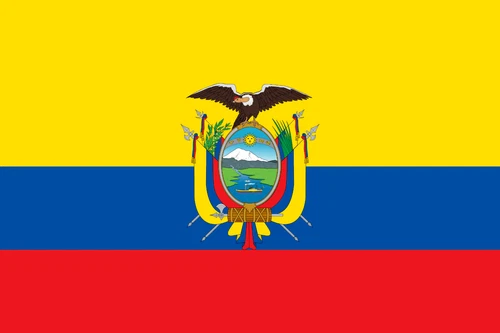 Ecuador Flag Self Adhesive Sticker