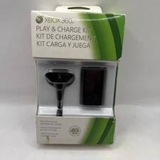 Microsoft OEM Genuine Play & Charge Kit Xbox 360 NUF-00001 Black
