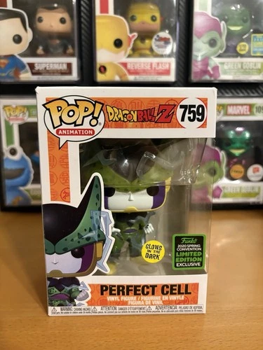 Funko Pop! Dragon Ball Perfect Cell #759 (Glows in the Dark) 2020 ECCC Exclusive