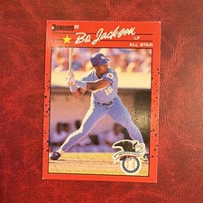 Donruss 1990 Base Set Bo Jackson All Star 650 Royals MLB Vintage Baseball Card