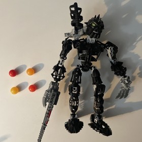 LEGO Bionicle Toa Inika Set Of 6 complete 100% w/ instructions and 24 projectile