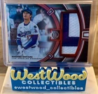 2026 Topps Tribute Shohei Ohtani Jumbo Patch Relic Red /5 Dodgers