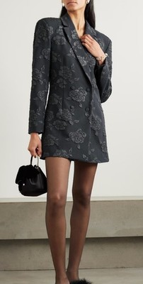 ROTATE BIRGER CHRISTENSEN Floral-appliquéd recycled-grain de poudre mi Size 12
