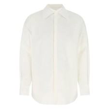 Valentino Garavani Oversized Pointed-Collar Button-Front Shirt