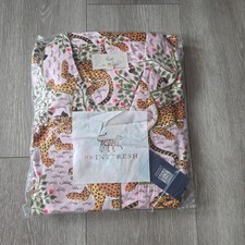 PRINT FRESH Long PJ Set in Bagheera Size S Pink