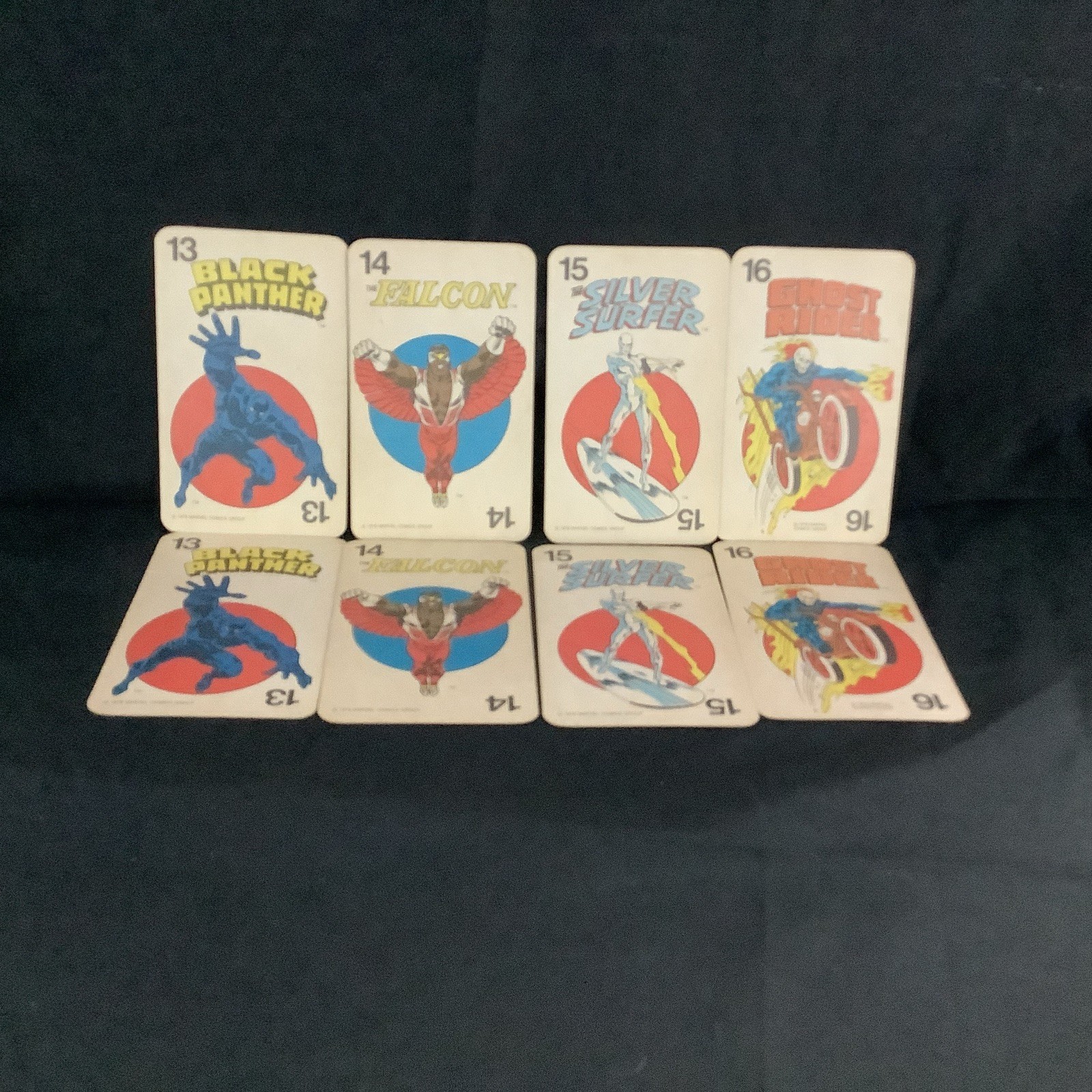 Vintage 1978 Marvel Comics Super-Heroes Card Game –Instruction Card Original Box