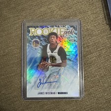 James Wiseman 2020-21 Panini NBA Hoops Rookie Ink RC Auto Golden State Warriors