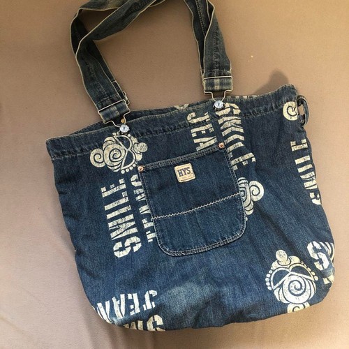 Hysteric Glamour Women Bag Mini Denim Tote Mother Limited Edition VHTF Popular P - Picture 3 of 9