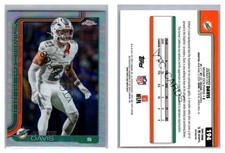 Ashtyn Davis Refractor 2025 Topps Chrome #194 Miami Dolphins Safety