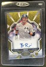 2025 Topps Tier One Ben Rice Break Out Auto Autograph Rookie RC #/249 Yankees