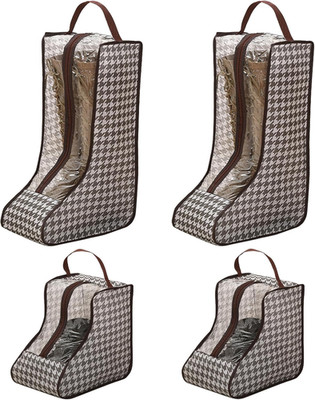 4 Pcs Boot Storage Bag Portable Waterproof and Dustproof Boot Bags for Cowboy...