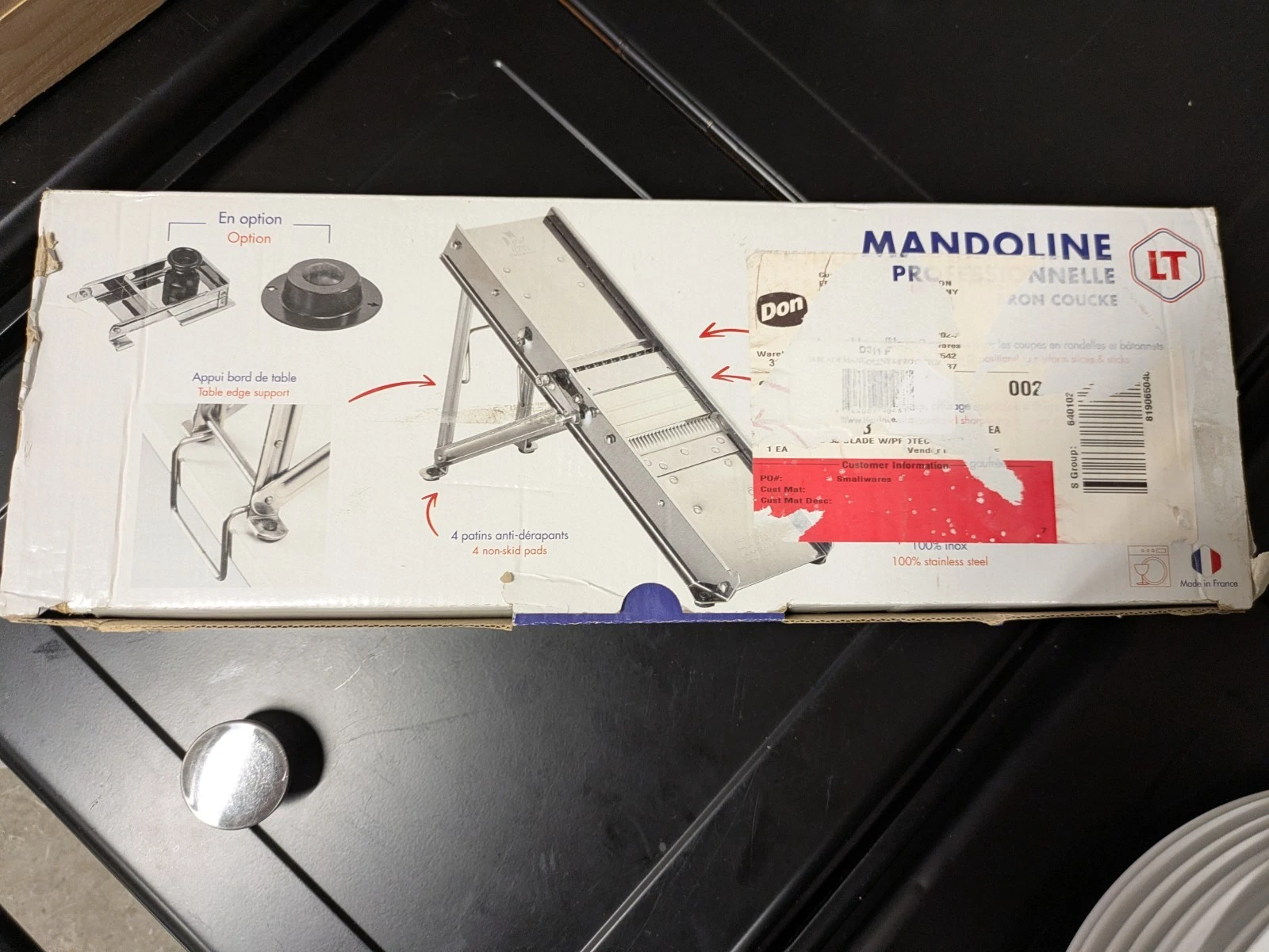 Bron Coucke Professional Stainless Steel Mandoline Louis Tellier New