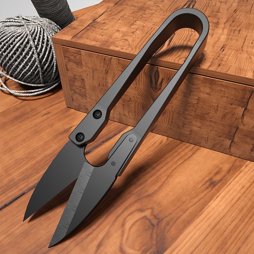 2-Pcs Embroidery Craft Sewing Snips Thread Cutter Scissors Nipper Thrum Yarn - Picture 5 of 10