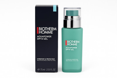 BIOTHERM HOMME AQUAPOWER SPF14 GEL MOISTURIZING & PROTECTING 75 ML/2.53 FL.OZ.