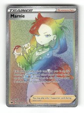Marnie 208/202 Rainbow Rare Sword & Shield Pokemon Holo Near Mint on eBay
