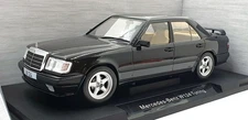 Model Car Group 1/18 Scale MCG18341 - Mercedes-Benz W124 Tuning - Black Metallic