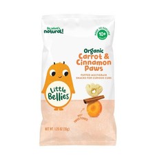 Organic Carrot Cinnamon Paws Baby Snacks - 1.25oz: No Added Sugar