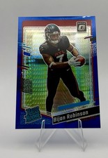 2023 Panini Donruss Optic - Rated Rookie Bijan Robinson #206 Blue Hyper Prizm 